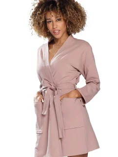 Dámsky župan Pola powder pink - Dkaren