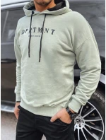 Pánska mikina s olivovou potlačou FashionStreet BX5678
