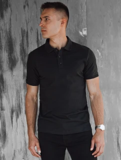 Pánske polo tričko čierne FashionStreet PX0604