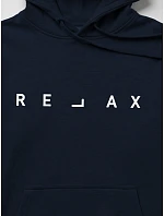 Pánska mikina s kapucňou RELAX, tmavomodrá, FashionStreet NX0001BX Pánska mikina s kapucňou RELAX, tmavomodrá, FashionStreet NX0001BX