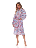 Dlhý dámsky župan L&L 2216 Fida S-2XL