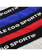 Le Coq Sportif pánske boxerky 3PAK červené sivé tmavomodré Le Coq Sportif pánske boxerky 3PAK červené sivé tmavomodré