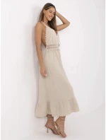 Šaty MI SK 88573.83 béžové