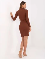 RV SK šaty R5133.07P hnedé