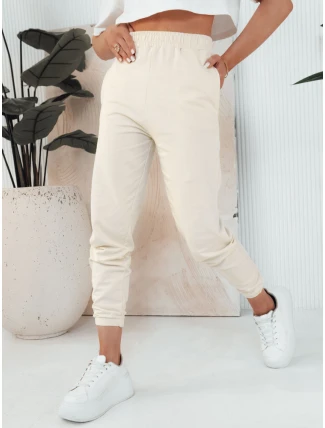 SWAN krémové dámske tepláky FashionStreet UY2086