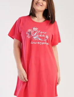 Dámska nočná košeľa s krátkym rukávom Casandra