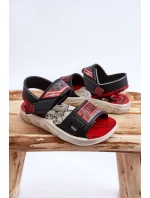 Dziecięce Sandałki Grendene Kids JJ385011 Czarno-Czerwone