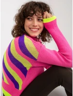 Dámsky sveter EM SW 1027 01 ružový