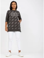 Blúzka RV BZ 7036.02P tmavá khaki Blúzka RV BZ 7036.02P tmavá khaki