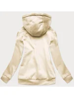 Dámska tepláková mikina v ecru farbe (W02-67)