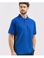 Promodoro 4590 Unisex pracovné polo s kontrastnými prvkami – EXCD 40.4590 nové svetlosivé/antracitové