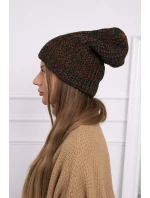 Dámska čiapka Delia K260 červená+tmavo zelená Dámska čiapka Delia K260 červená+tmavo zelená