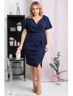 Dámske šaty SA958 modré - Karko Dámske šaty SA958 modré - Karko