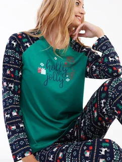 Dámske pyžamo dlhé Holly Jolly