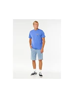 Pánske tričko RIP CURL Fade Out Icon Tee, modré Pánske tričko RIP CURL Fade Out Icon Tee, modré