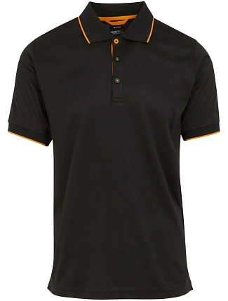 Regatta TRS 264 Piqué polo „Navigate“ 36.S264 čierna/oranžová pop