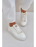 Damskie Sneakersy Big Star NN274211 Białe