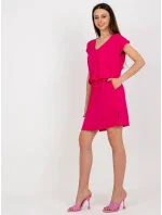 Dámske šaty 658.62P fuchsiová - Rue Paris Dámske šaty 658.62P fuchsiová - Rue Paris