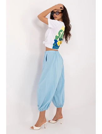 Šnúrové nohavice model 226230 Taliansko Moda