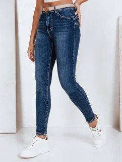 Dámske modré push up džínsy FashionStreet UY2822