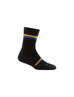 Dámske ponožky Darn Tough Prism Micro Crew Lightweight with Cushion – čierne, veľkosť: M