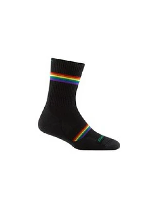 Dámske ponožky Darn Tough Prism Micro Crew Lightweight with Cushion – čierne, veľkosť: M