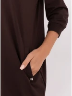 RV šaty SK 7203.35P tmavohnedé