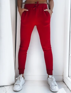 Dámske tepláky FITS červené FashionStreet UY0537z