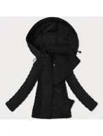 Ľahká čierna dámska bunda s odnímateľnou kapucňou J Style (16M9230-392) Ľahká čierna dámska bunda s odnímateľnou kapucňou J Style (16M9230-392)