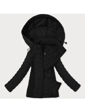Ľahká čierna dámska bunda s odnímateľnou kapucňou J Style (16M9230-392) Ľahká čierna dámska bunda s odnímateľnou kapucňou J Style (16M9230-392)