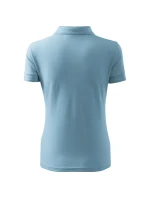 Dámske tričko Pique Polo sky blue