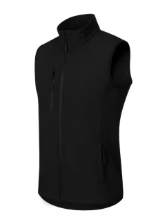 Trail pánska softshellová vesta čierna