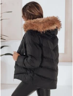 Dámska prešívaná bunda čierna FashionStreet TY5126 Dámska prešívaná bunda čierna FashionStreet TY5126