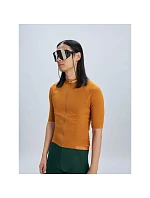 Cyklistické tričko POC M's Thermal Lite Jersey, hnedé