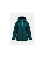 Dámska bunda PEAK PERFORMANCE W Treeline Hipe 2.5L Shell Jacket, zelená farba Dámska bunda PEAK PERFORMANCE W Treeline Hipe 2.5L Shell Jacket, zelená farba