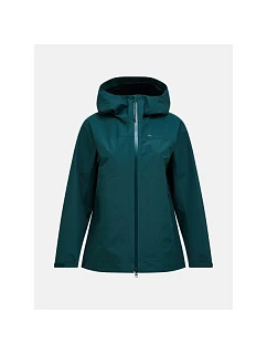 Dámska bunda PEAK PERFORMANCE W Treeline Hipe 2.5L Shell Jacket, zelená farba