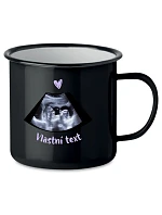 Personalizovaný retro plechový pohár s ultrazvukom Personalizovaný retro plechový pohár s ultrazvukom