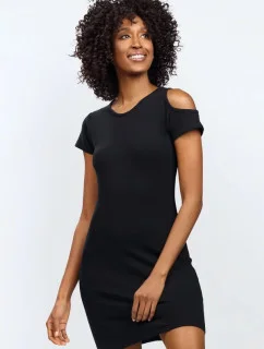 Dámska nočná košeľa Slip Esi Black - DKaren