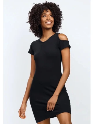 Dámska nočná košeľa Slip Esi Black - DKaren Dámska nočná košeľa Slip Esi Black - DKaren