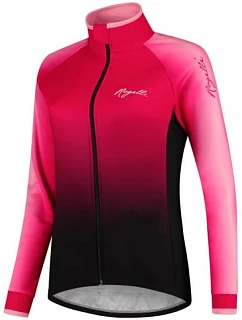Dámsky dres s dlhým rukávom GLOW M pink - Rogelli