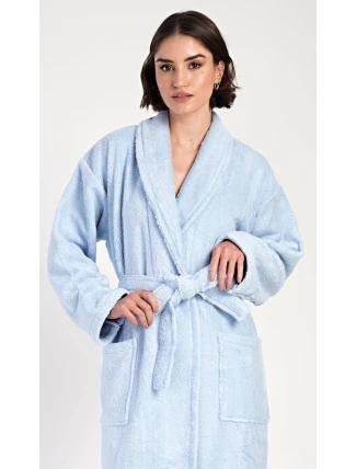 Dámsky dlhý župan so šálovým golierom Karolína