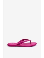 Płaskie Elastyczne Klapki Japonki Damskie ZAXY JJ285252 Fuksja