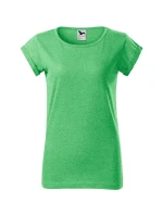 Dámske tričko Fusion so zeleným zvýrazňovačom