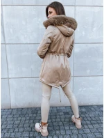 Dámska zimná bunda GODDESS beige FashionStreet TY3868