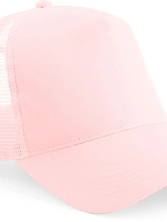 Beechfield B 640B Detská 5-panelová čiapka Trucker 53.640B pastelovo ružová/pastelovo ružová