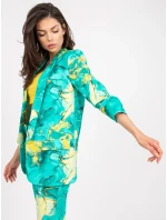 Dámske sako DHJ MA 7684A 1.22X tyrkysové