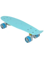 Plastový skateboard 22" Led Enero modrý 1007366 Plastový skateboard 22" Led Enero modrý 1007366