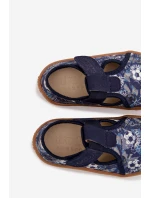 Dětské pantofle na suchý zip Barefoot míčky Froddo Cannvas G1700439-5 Modré Dětské pantofle na suchý zip Barefoot míčky Froddo Cannvas G1700439-5 Modré