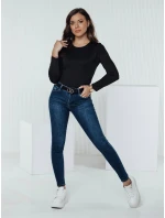 Dámske džínsové nohavice DIVETTI navy blue FashionStreet UY2330
