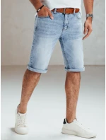 Pánske modré džínsové šortky FashionStreet SX2548 Pánske modré džínsové šortky FashionStreet SX2548